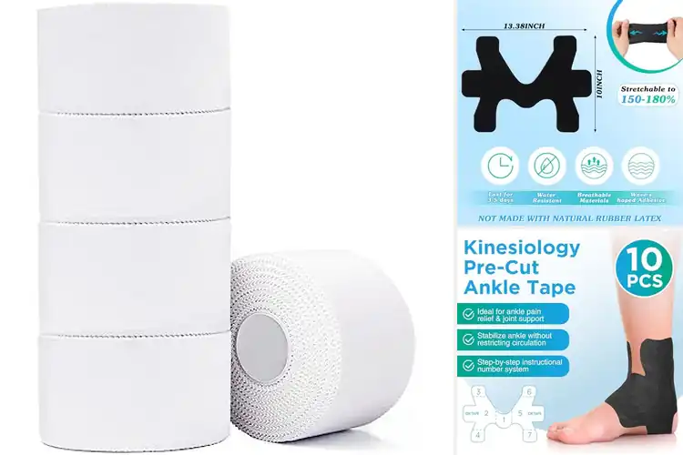 Detailed view of 10 Best Ankle Tapes for Ultimate Support & Comfort