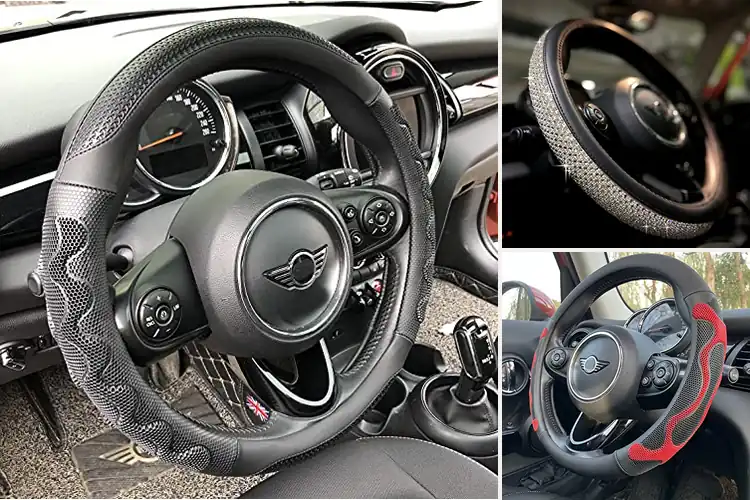 Detailed view of 10 Best Anti Slip Steering Wheel Covers for Safe Driving