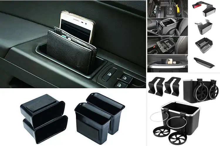 Detailed view of 10 Best Armrest Containers for Clutter-Free Driving