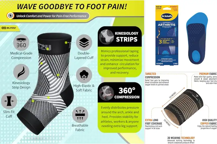 Detailed view of 10 Best Arthritis Foot Supports: Ease Joint Pain Fast