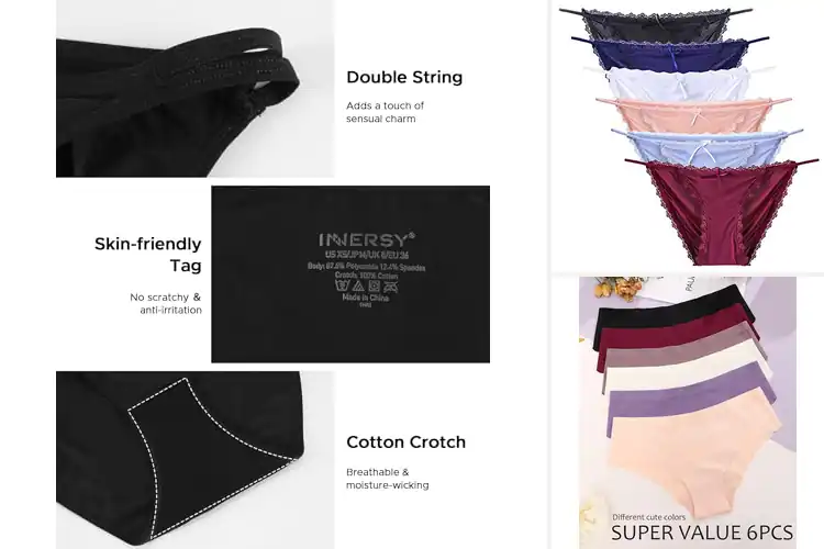 Detailed view of 10 Best Bikini Style Panties for Ultimate Comfort & Confidence
