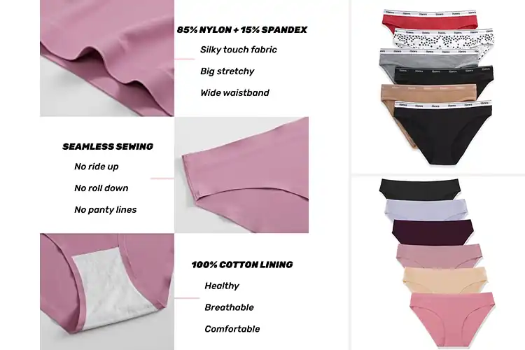 Detailed view of 10 Best Bikini Underwear for Ultimate Workout Comfort