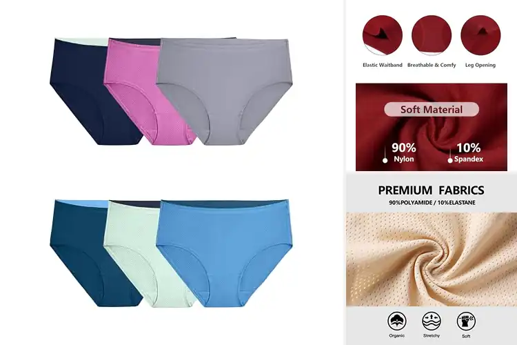 Detailed view of 10 Best Breathable Panties for All-Day Fresh Comfort
