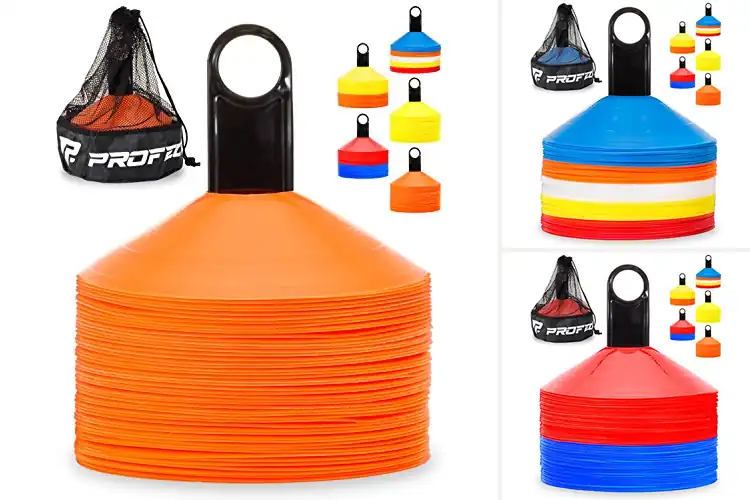 Detailed view of 10 Best Coaching Cones for Effective Training Drills