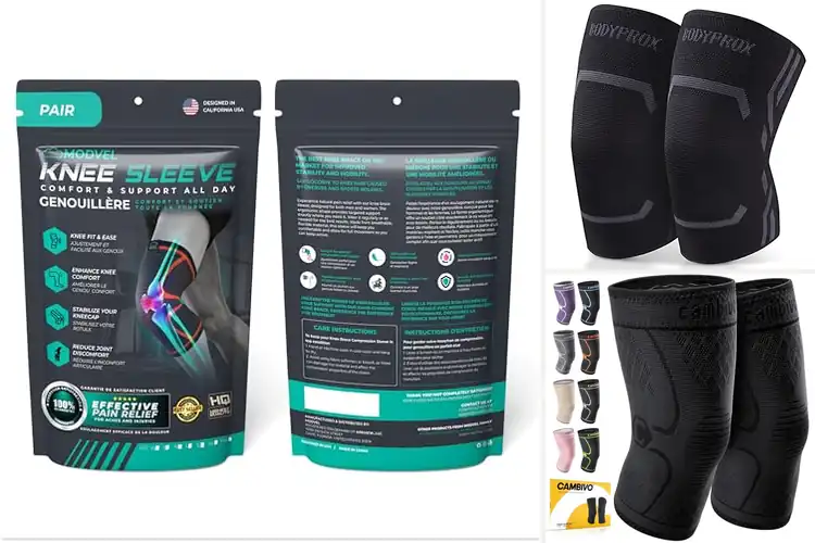 Detailed view of 10 Best Compression Knee Sleeves For Running: Comfort