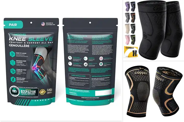 Detailed view of 10 Best Compression Knee Sleeves: Pain Relief Now