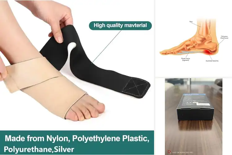 Short Compression Foot Foot Compression: Fast Pain Relief & Swelling – Punlite
