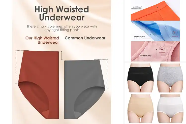 Detailed view of 10 Best Full Coverage Panties For Comfort