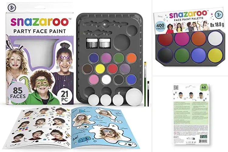 Detailed view of 10 Best Game Day Face Paints That Won’t Smudge or Fade