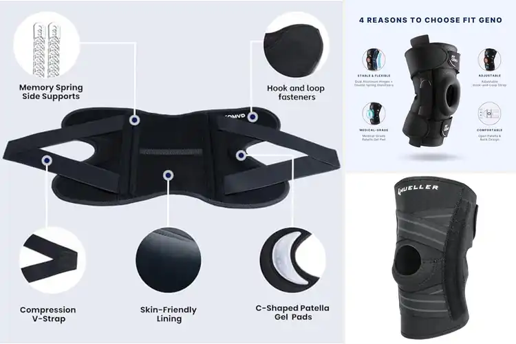Detailed view of 10 Best Knee Brace for Meniscus Tears: Boost Recovery