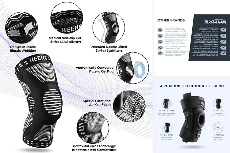 Detailed view of 10 Best Knee Braces For Meniscus Tears: Fast Relief for Athletes
