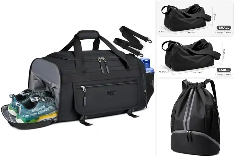 Detailed view of 10 Best Lightweight Gym Bags That Maximize Comfort