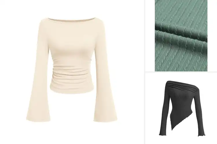 Detailed view of 4 Best Long Sleeve Tops: Your Perfect Style