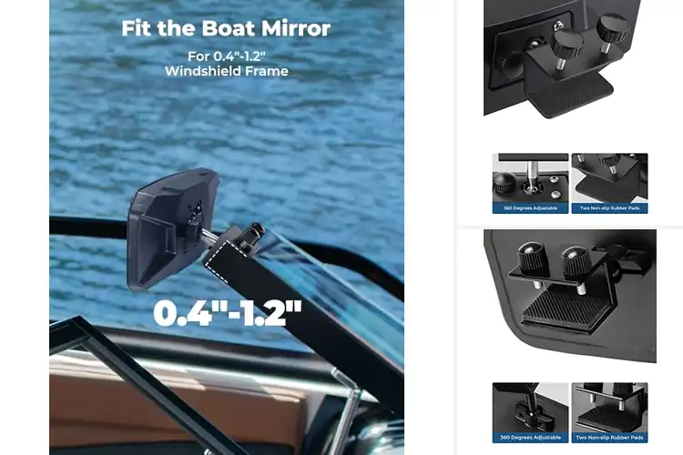 Detailed view of 10 Best Marine Mirrors for Safer, Clearer Boating