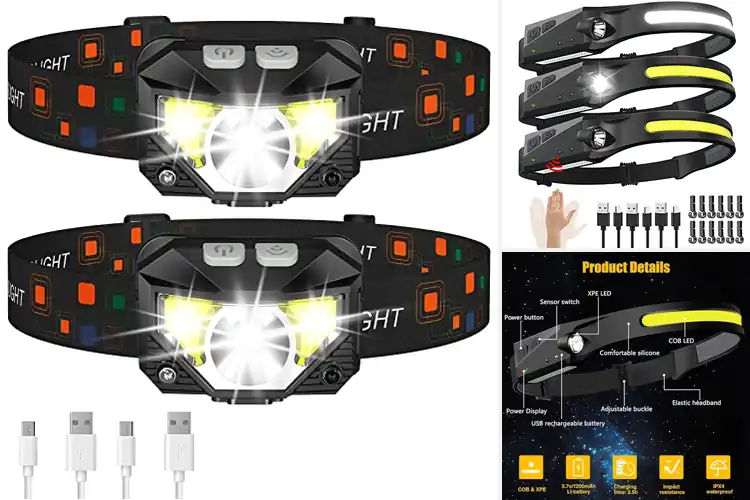 Detailed view of 10 Best Motion Sensor Headlamps for Hands-Free Convenience