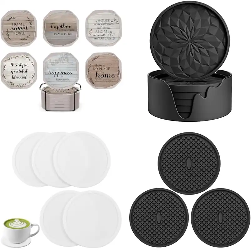 10 Best Non-Slip Coasters to Protect Your Table in Style