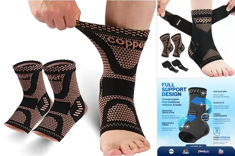 Detailed view of 10 Best Recovery Ankle Sleeves for All-Day Comfort