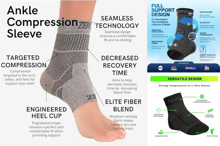 Detailed view of 10 Best Running Ankle Sleeves: Pain Relief & Fast Recovery