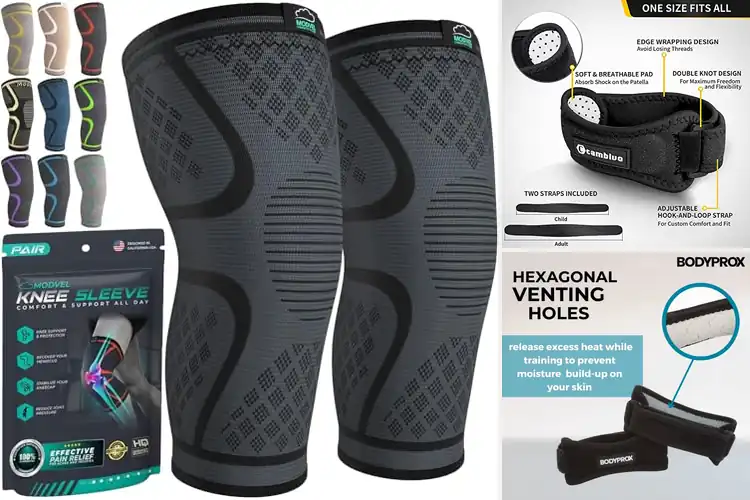 Detailed view of 10 Best Running Knee Braces For Women: Run Pain-Free