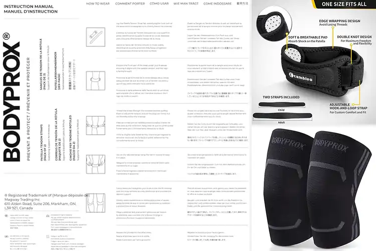 Detailed view of 10 Best Running Knee Braces for Comfort & Support