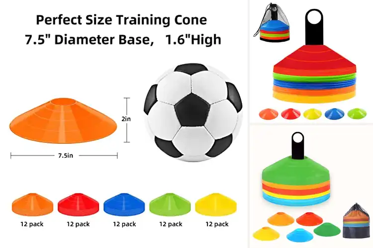 Detailed view of 10 Best Soccer Cones for Faster, Smarter Training