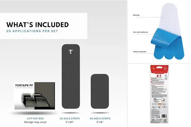 Detailed view of 10 Best Tapes for Plantar Fasciitis Relief
