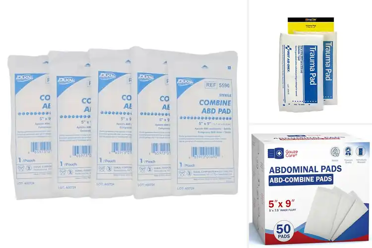 Detailed view of 10 Best Trauma Pad Bandages: Stop Bleeding Fast