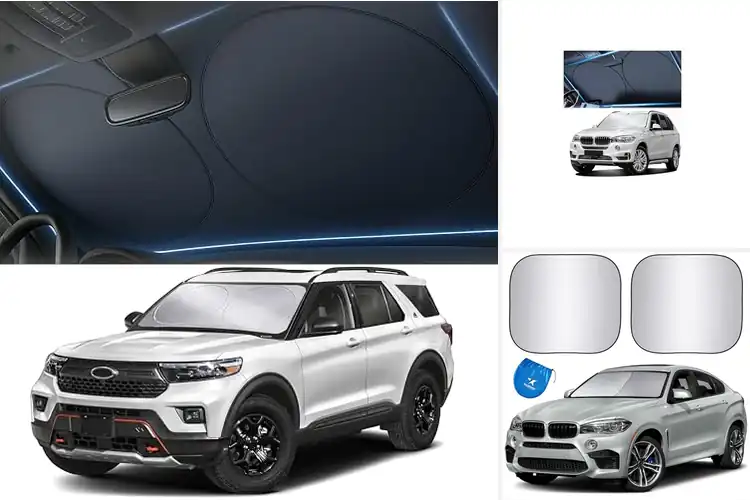 Detailed view of 10 Best UV Reflective Sun Shades for a Cooler Car Today