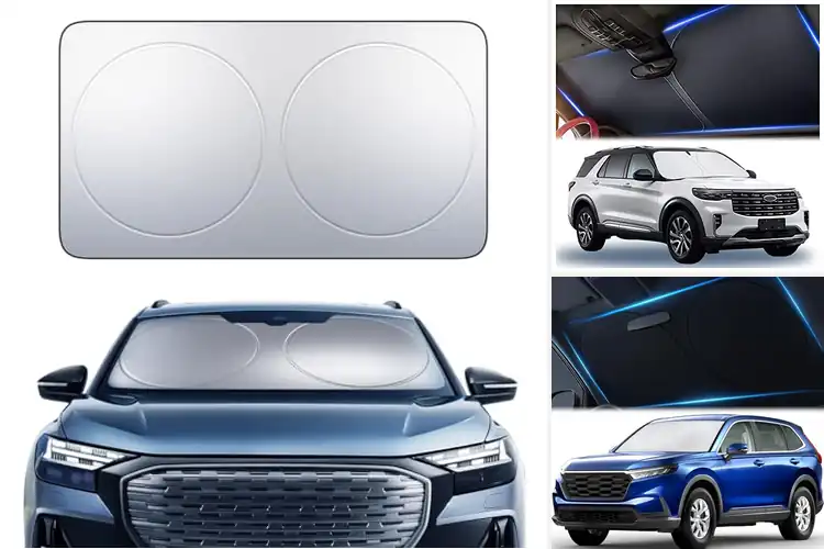 Detailed view of 10 Best Windshield Sun Shades to Keep Cars Cool