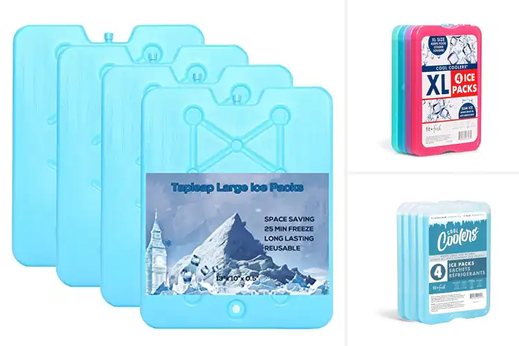 Detailed view of 10 Best XL Slim Ice Packs: Keeps Food Cold Longer