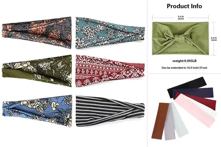 Detailed view of 10 Best Yoga Headbands for Comfort and Stay-Put Fit